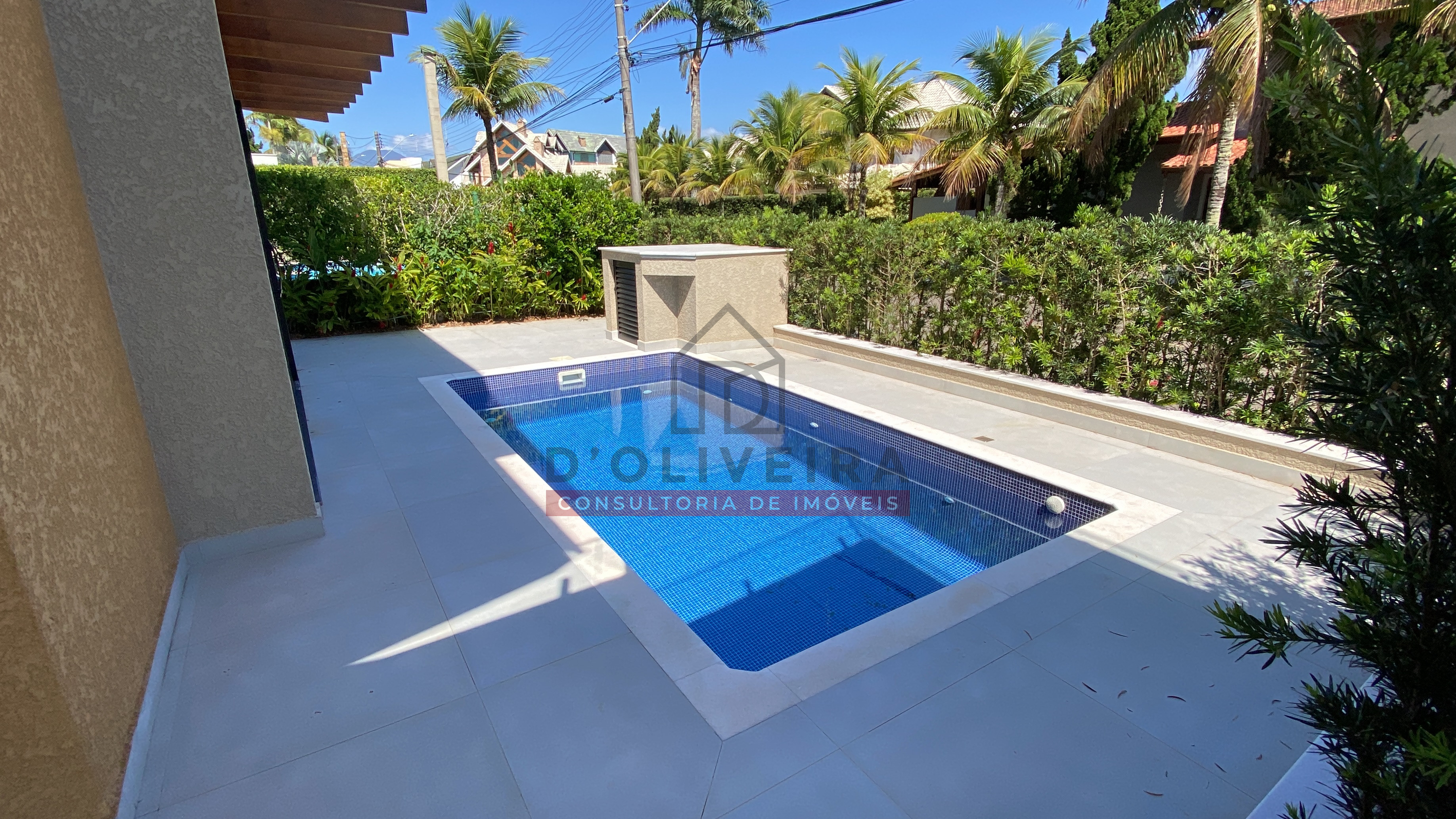 Sobrado com piscina e área gourmet no Bougainvillée Residencial II - Peruíbe - SP